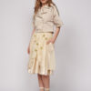 GOGA B skirt. Natural fabrics, original design, handmade embroidery
