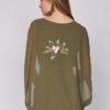 Cape with blouse IRENA K. Natural fabrics, original design, handmade embroidery
