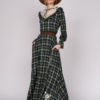 Dress MIDORY. Natural fabrics, original design, handmade embroidery