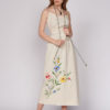 Dress LUISIANA. Natural fabrics, original design, handmade embroidery