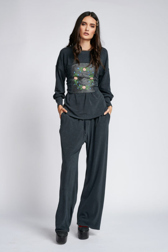 CLAUS pants. Natural fabrics, original design, handmade embroidery
