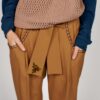 Pants FLAVIO C. Natural fabrics, original design, handmade embroidery