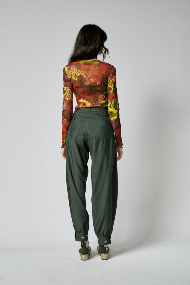 Pants YANIS. Natural fabrics, original design, handmade embroidery