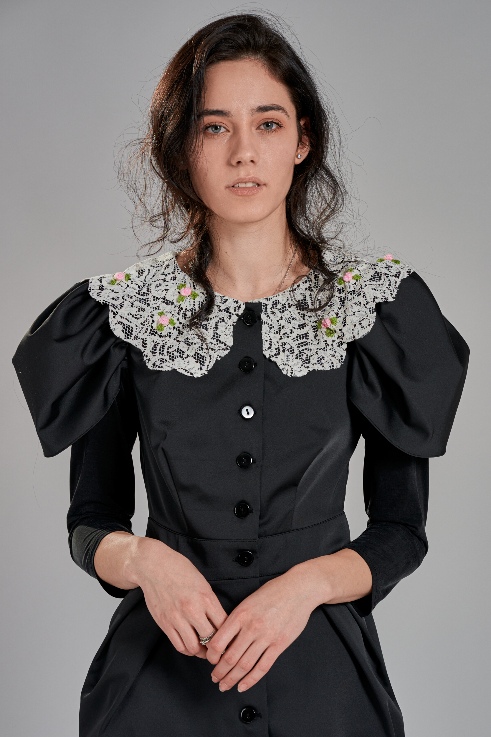 Dress ISIDORA. Natural fabrics, original design, handmade embroidery