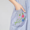 Dress TARA BL. Natural fabrics, original design, handmade embroidery