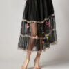 Skirt TANY. Natural fabrics, original design, handmade embroidery