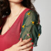 Dress NALY V. Natural fabrics, original design, handmade embroidery