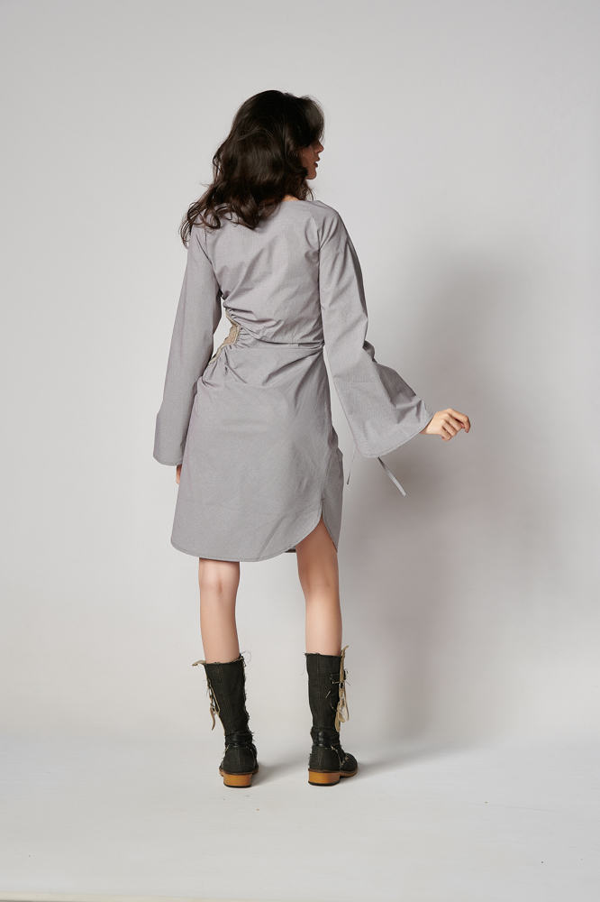 Dress RASIA – PEPIT. Natural fabrics, original design, handmade embroidery