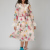 MATEEA Dress. Natural fabrics, original design, handmade embroidery