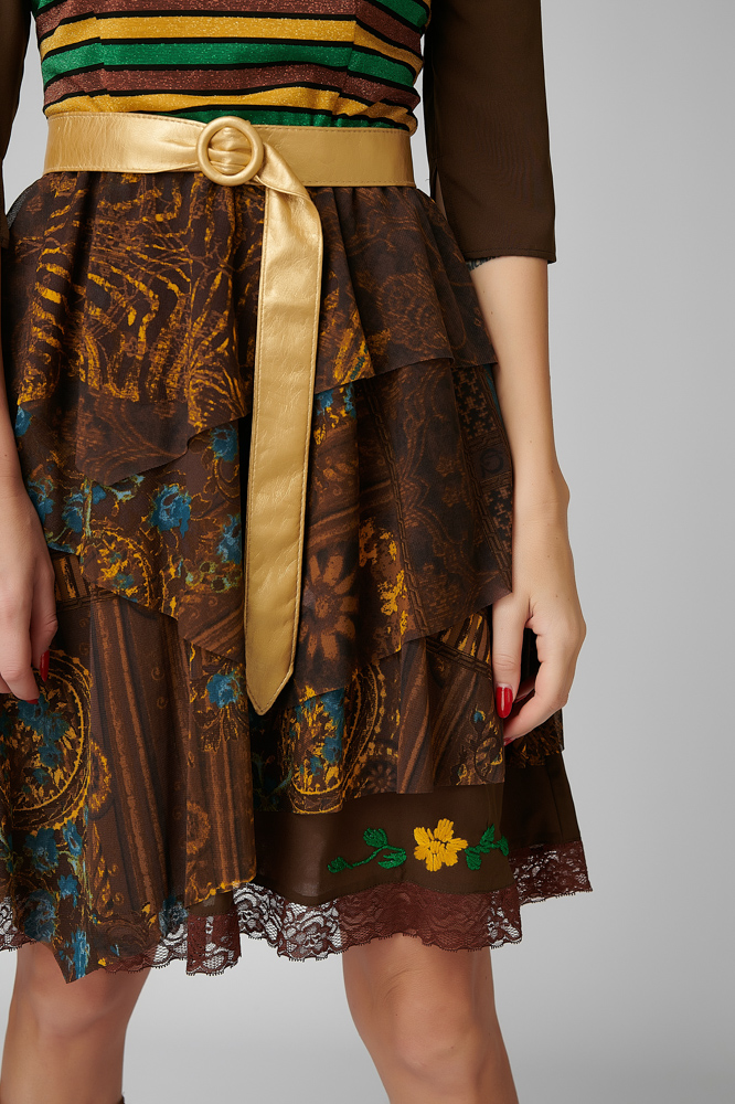 SILVI M Dress. Natural fabrics, original design, handmade embroidery
