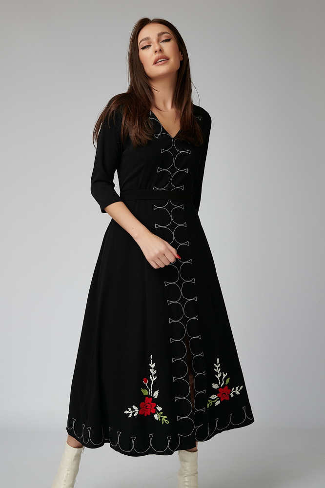 VERONA N Dress. Natural fabrics, original design, handmade embroidery
