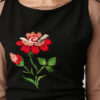 FLORE N Vest. Natural fabrics, original design, handmade embroidery