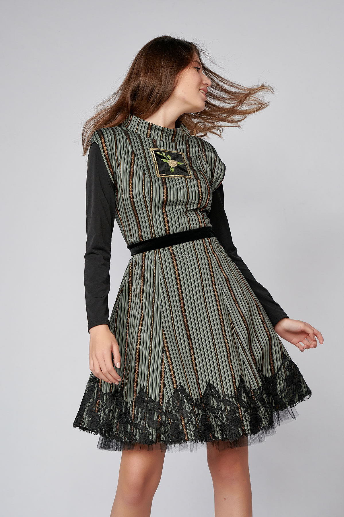 EMILY Dress. Natural fabrics, original design, handmade embroidery