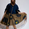 Skirt TINY. Natural fabrics, original design, handmade embroidery