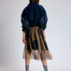 Skirt TINY. Natural fabrics, original design, handmade embroidery