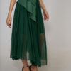 Skirt CORA. Natural fabrics, original design, handmade embroidery