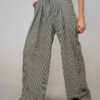 Pantalon LORENA 2. Materiale naturale, design unicat, cu broderie si aplicatii handmade