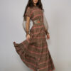 Dress MELANI. Natural fabrics, original design, handmade embroidery