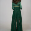Dress VANDY. Natural fabrics, original design, handmade embroidery