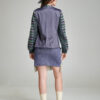 MAREN casual jacket made of embossed linen, jersey and satin tercot. Natural fabrics, original design, handmade embroidery