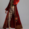 BRIVIDA bohemian velvet cardigan. Natural fabrics, original design, handmade embroidery