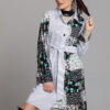 CAPRI floral shirt dress. Natural fabrics, original design, handmade embroidery